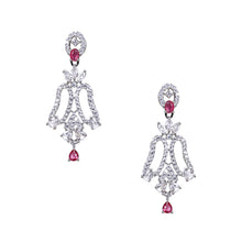 Mankairoop Silver-Plated CZ Leaf Design Necklace for Women