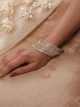 Mankairoop Traditional Thin Gold Bangles Set (pack of 12)